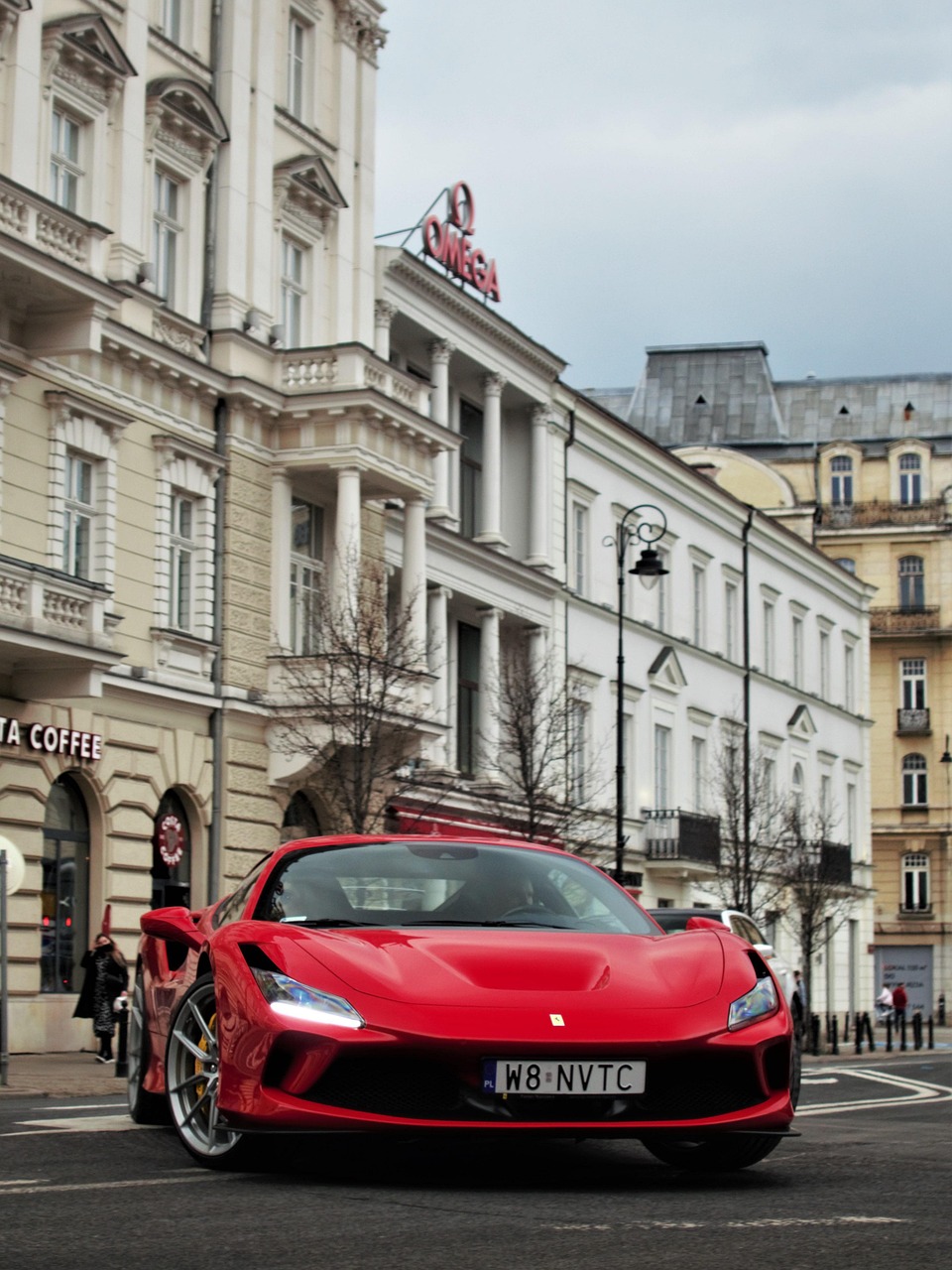 ferrari, car, road, ferrari f8 tributo, sports car, red car, supercar, car wallpapers, auto, automobile, automotive, vehicle, luxury, modern, street, urban, city, italy